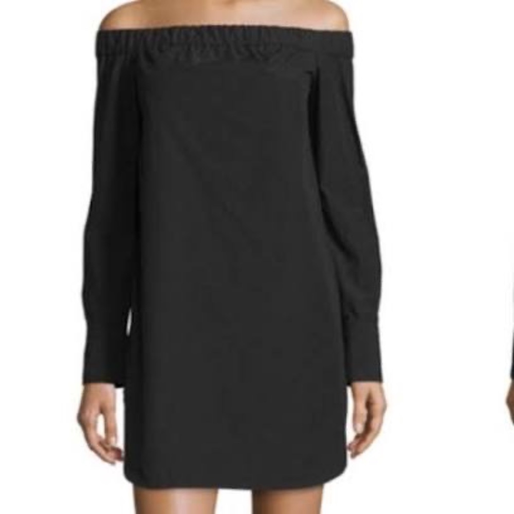 rag & bone Black Off-Shoulder Dress